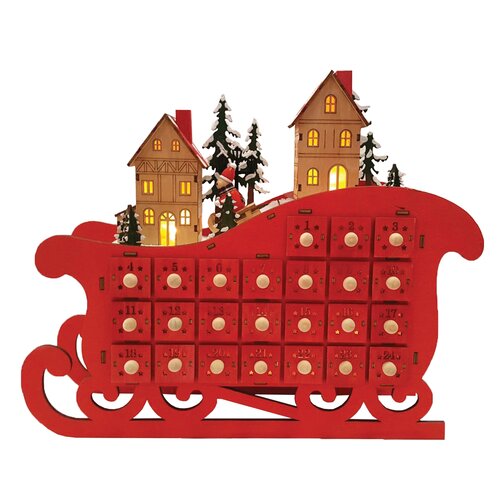 The Holiday Aisle® Sleigh Advent Calendar & Reviews Wayfair Canada